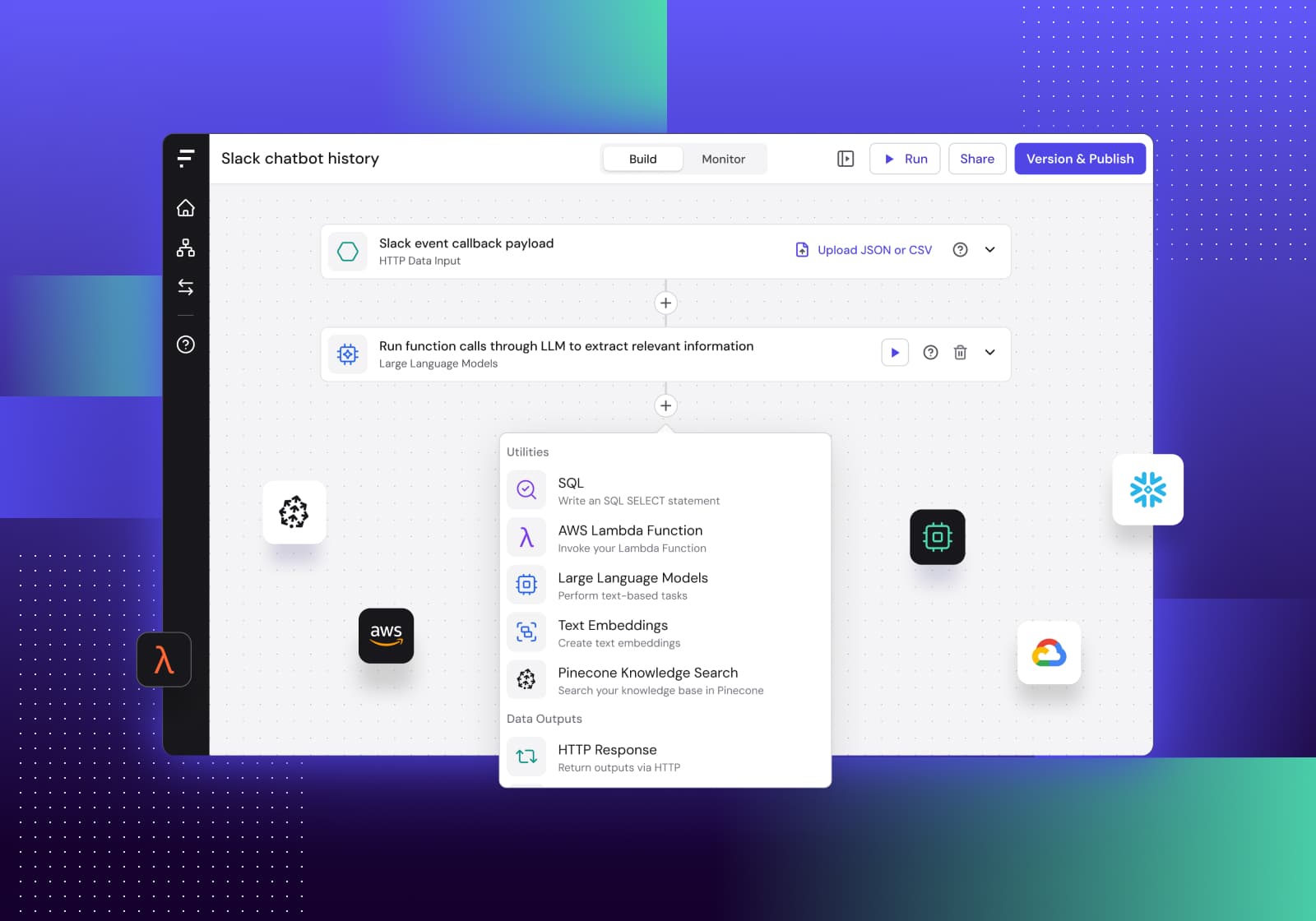 Turning a complex data streaming engine into a product platform