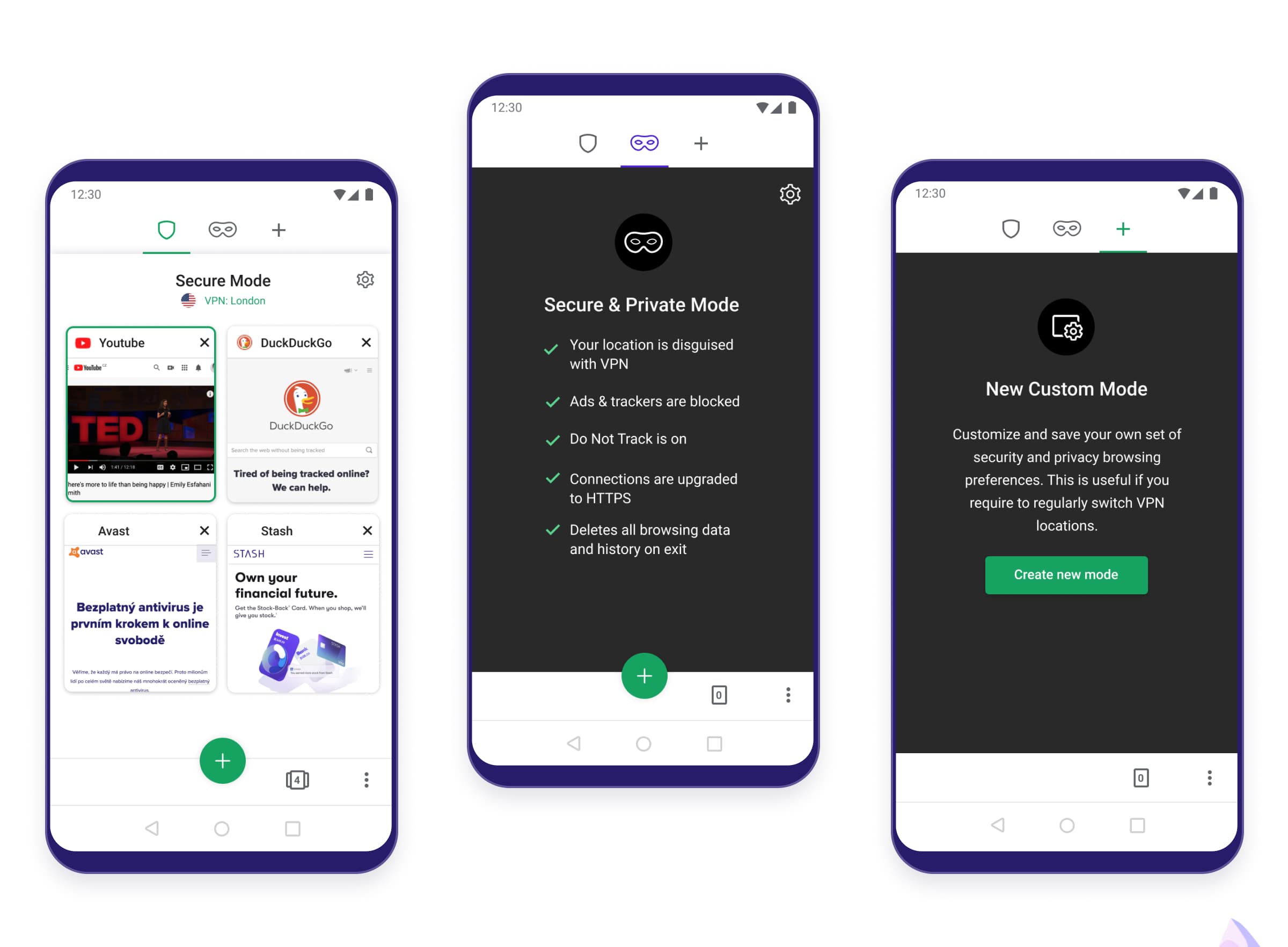 Mobile devices - modes