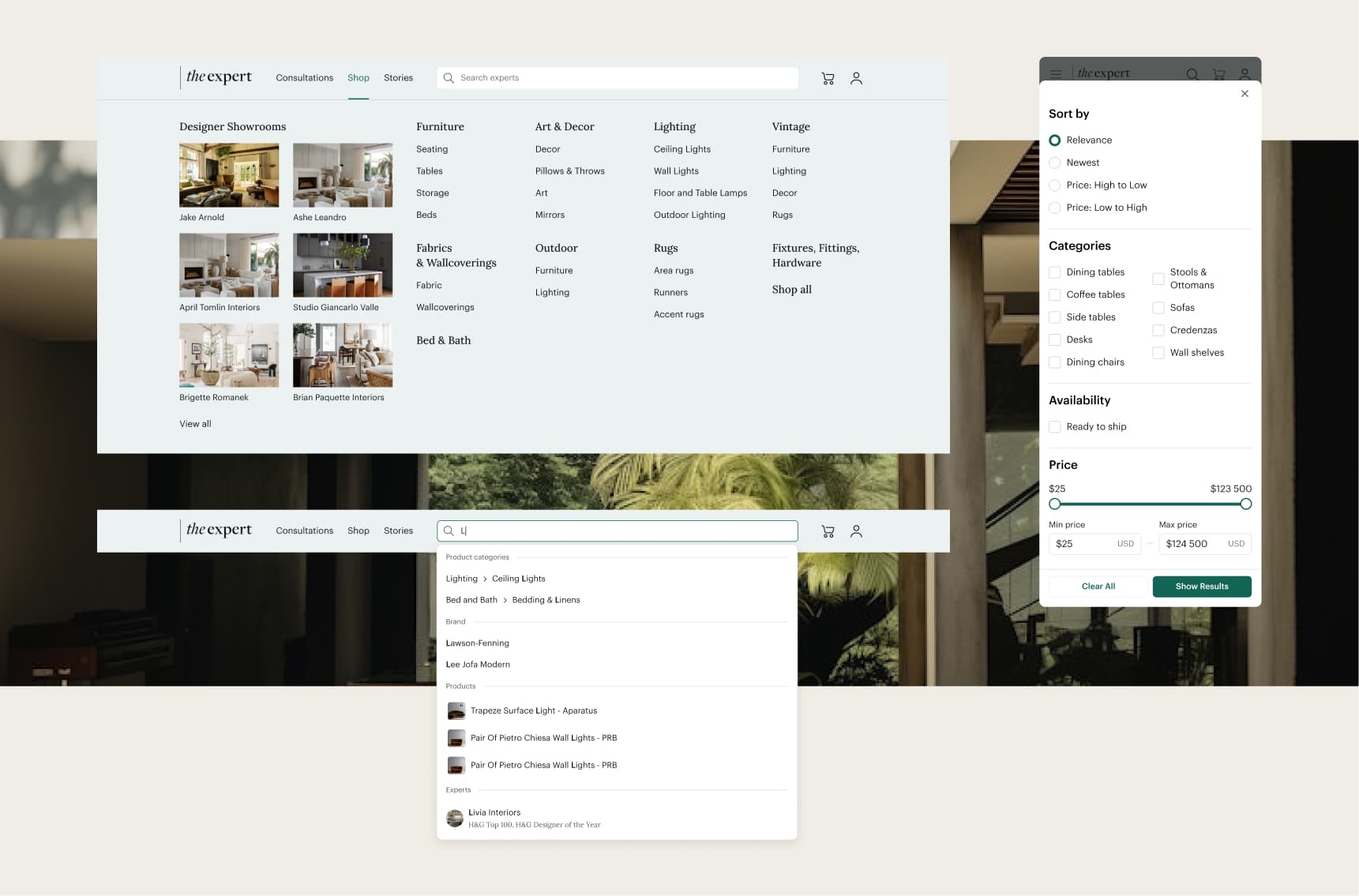 Expert marketplace design iterations based on e-commerce best practices