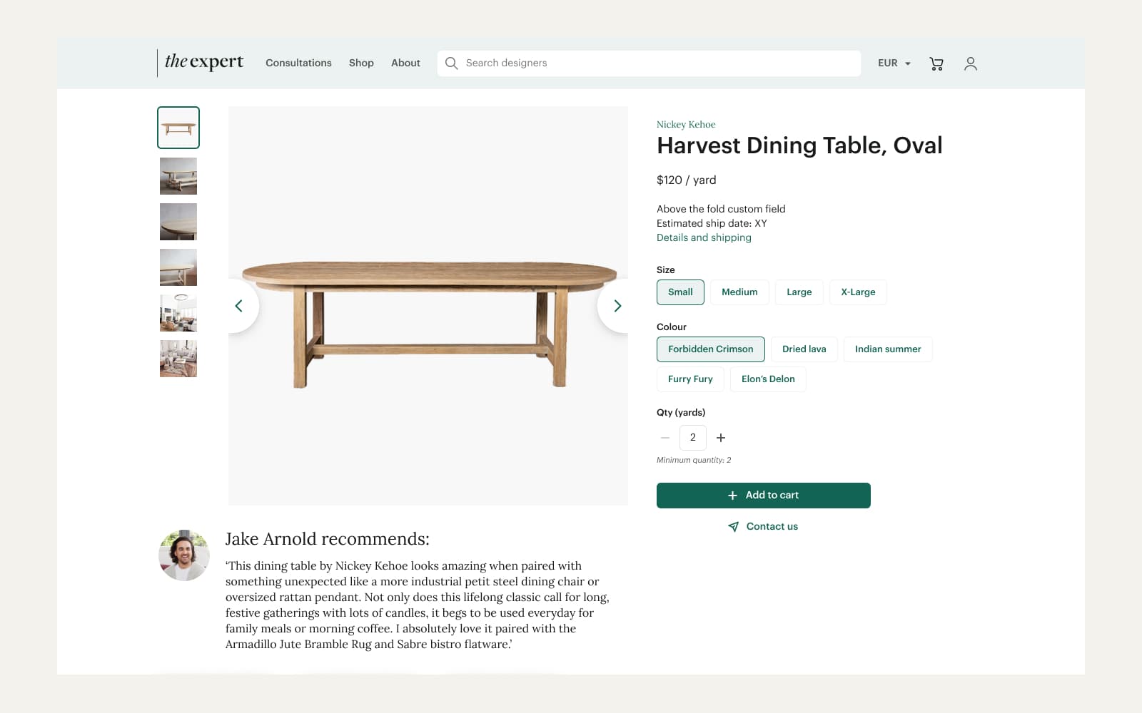 Scaling a designer consultation platform with an e-commerce marketplace highlight 3